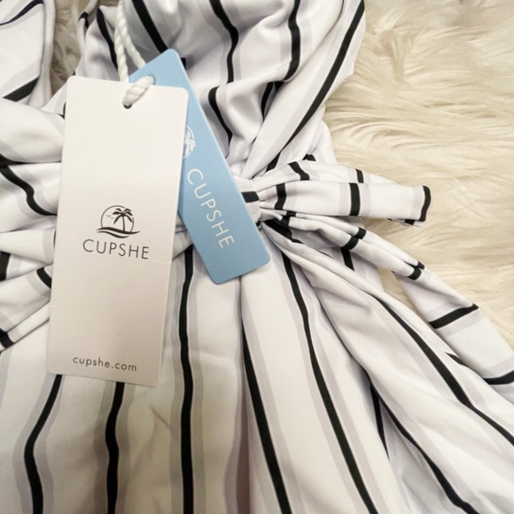 One-Piece Wrap Swimsuit- NEW - Picture 3 of 4